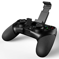 Wewoo Manette pour iPhone noir iPhone, iPad, iPod, Samsung Galaxy, HTC, MOTO, Android TV Box, TV, PC 3 en 1 Gamepad de contrôleur de jeu Bluetooth avec 2.4GHz récepteur et câble,