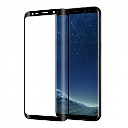 Crazy Kase Film Galaxy S8 Plus protection écran verre trempé contour noir