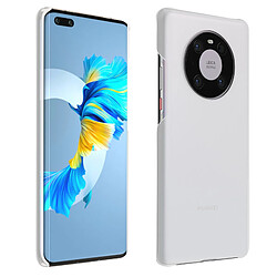 Avizar Coque Huawei Mate 40 Pro / Pro Plus Rigide Antichoc Anti-traces Blanc givré