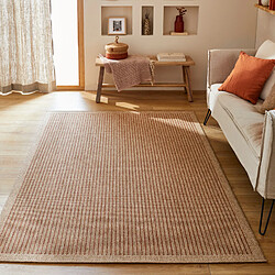 Avril Paris Tapis extérieur - 120x170cm - naturel - 100% polypropylène résistant aux UV - 1400 gr/m2 - DORIA