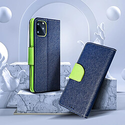 Acheter Caseink Coque Etui Fancy Book pour Xiaomi Redmi 9C navy/lime