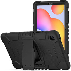 Coque en TPU antichoc avec béquille noir noir pour votre Samsung Galaxy Tab S6 Lite P610