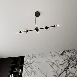 EPIKASA Suspension Rossi, Noir, Acier, 110x100x30 cm pas cher