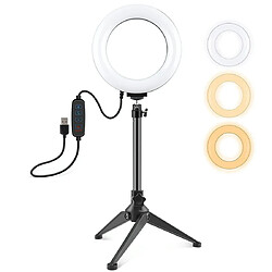 Yonis Ring Light LED 3 Modes Avec Trépied Portable