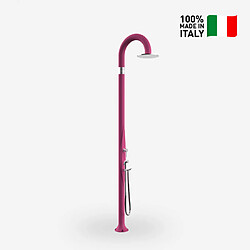 Douche extérieure de jardin avec mitigeur Arkema Design Funny Yin T345, Couleur: Fucsia