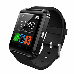 U8 Digital Smart Watch Sports Tracker Pour Watch Time Podomètre Calories Réveil Surveillance Du Sommeil Noir