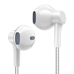 Wewoo Ecouteurs casque basse stéréo avec microphone filaire de jeu pour téléphones Samsung Xiaomi iPhone Apple Ear Phone (Noir)