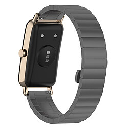 Bracelet en métal réglable, gris pour votre Huawei Watch Fit Mini 16mm