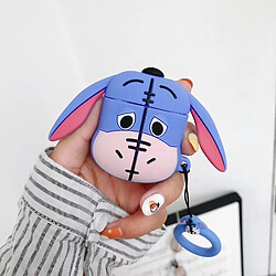 GUPBOO Airpods Coque Housse Étui Protecteur Compatible pour AirPods 3-Silicone de dessin animé mignon petit âne