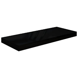 Avis vidaXL Étagère murale flottante 4 pcs Noir brillant 60x23,5x3,8 cm MDF