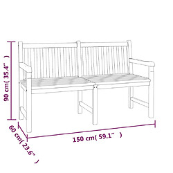 vidaXL Ensemble à manger de jardin 4 pcs Bois de teck massif pas cher