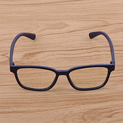 Lunettes de vue élégantes avec monture en silicone souple, bleu clair, bleu foncé