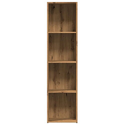 Acheter vidaXL Bibliothèque chêne artisanal 36x30x143 cm bois d'ingénierie