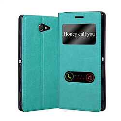 Cadorabo Coque Sony Xperia M2 / M2 AQUA Etui en Turquoise