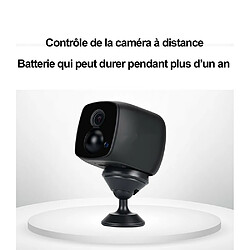 Mini caméra de surveillance 6 LED IR WIFI intelligente, détection de mouvement à partir de 20 mètres + Carte micro SD 128go