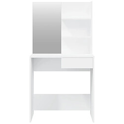 Helloshop26 Ensemble de coiffeuse design 74,5 x 40 x 141 cm blanc 02_0006359