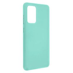 Avizar Coque Samsung Galaxy A72 Silicone Semirigide Finition Soft Touch Fine Turquoise