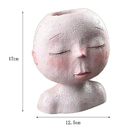 Avis Visage Succulent planteur Vase petit visage planteur tête visage Vase décoration de la maison Succulent Cactus plante d'intérieur Pot Pot de fleurs