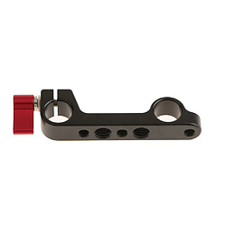 Acheter Support de fixation de tige double 15mm pour support de caméra système 1/4 ""u0026 3/8"" rouge