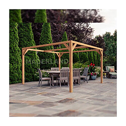 Maderland Pergola en bois lamellé-collé Tarragona 300 x 300 cm