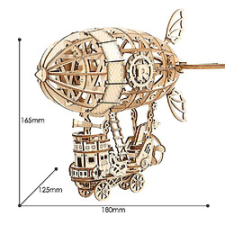 Acheter Universal DIY Aircraft 3D Bois Puzzle, Cerveau Trailer, Teen Building Set Model Building Kit