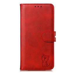 Wewoo Coque Fashion Etui de protection en cuir pour Galaxy S9 rouge