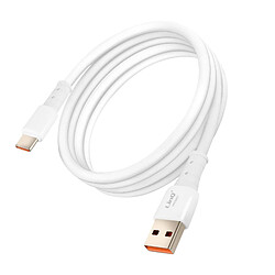 LinQ Câble USB vers USB C Fast Charge 5A Synchronisation Longueur 1.2m Blanc