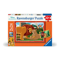 Ravensburger Puzzle le roi lion disney animal friends 2x24p