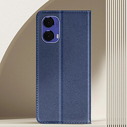 Acheter Avizar Étui pour Motorola Moto G85 Clapet Porte-carte Magnétique Bleu Nuit