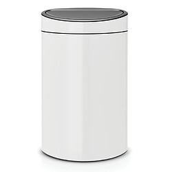 Poubelle 40l blanche - 114984 - BRABANTIA