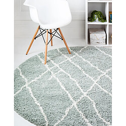 Hadorn Tapis shaggy 125x125 vert Lachen Fence