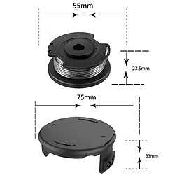 INF Bobines de coupe-herbe pour Bosch Easy GrassCut 18-230