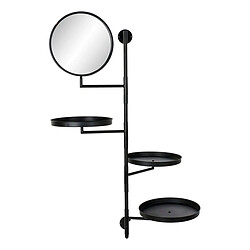 Etagère DKD Home Decor Métal Miroir Loft (80 x 41 x 138 cm)