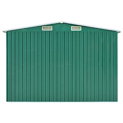 Avis vidaXL Abri de jardin Vert 257x990x181 cm Acier galvanisé