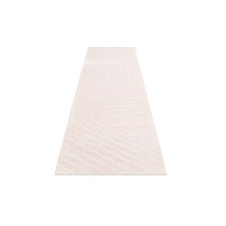 Avis Vidal Tapis de couloir en laine 292x84 beige Darya