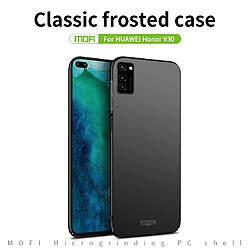 Wewoo Coque Pour Huawei Honor V30 Frosted PC Étui rigide ultra-mince bleu