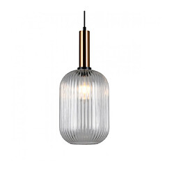 Luminaire Center Suspension Antiola verre transparent