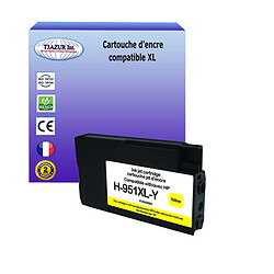 Cartouche compatible avec HP OfficeJet Pro 8610, 8615, 8616, 8620 remplace HP 951XL Jaune - T3AZUR