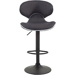 Non Tabouret de bar Las Vegas V2 tissu noir