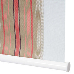 Decoshop26 Store enrouleur de fenêtre occultant protection solaire store à tirage latéral 50x160cm opaque blanc rouge beige 04_0004535