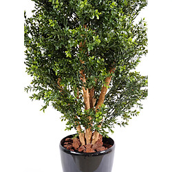 Pegane Plante artificielle haute gamme Spécial extérieur / BUIS Artificiel Buisson UV - Dim : 80 x 50 cm