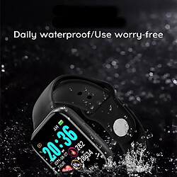 Avis Montre connectée,2020 nouvelle montre intelligente Y68 étanche Bluetooth Sport SmartWatch hommes pour IPhone Xiao mi - Type Black1