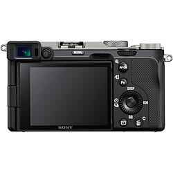 Appareil photo hybride Sony Alpha 7C silver + Objectif FE 28 60mm f 4 5.6 Noir