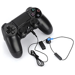 GUPBOO Casque de manette de jeu avec casque micro pour casque de contrôleur PS4