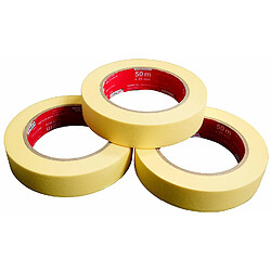 Lot de 3 rouleaux ruban masquage