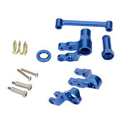 Jeu De Manivelles De Direction En Aluminium Robuste Pour Pièces De Voiture Maxx 1/10 RC Bleu pas cher