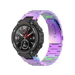 Bracelet en métal multicolore pour votre Huami Amazfit T-Rex Pro/T-Rex