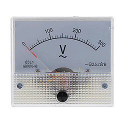 Jauge De Compteur De Tension 0-300V De Pointeur Analogique 85L1 AC Voltmeter