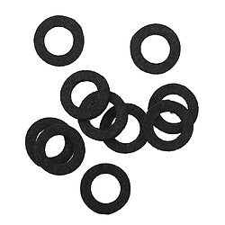 Lot De 10 Rondelles En Feutre De Tige De Valve Trompette Noir