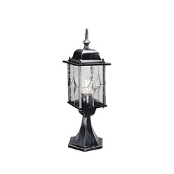 Elstead Lighting Lampe sur pied extérieur Wexford Noir Argent